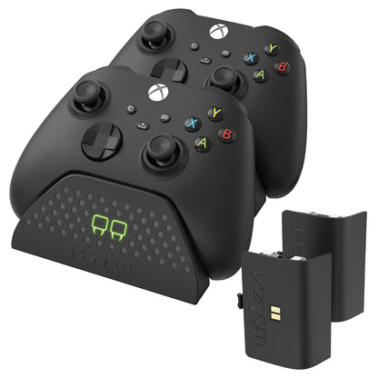 Xbox Series X / S Twin Charging Dock with Rechargeable Battery Packs - Black